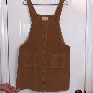 Vintage Corduroy Overall Dress